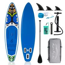 FunWater-Tabla de Paddle surf hinchable, accesorio completo de 335x84x15 cm