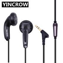 YINCROW X6 In Ear Earphone Earbud Flat Head Plug Earplugs PK PK1 MX500 MX985 Kill Monk Earbud Free Shipping