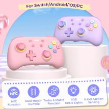 Mini controller IINE Candy Pop per funzione Switch/PC/iOS/Android/Pad, NFC, Turbo e Macro