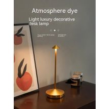 Rechargeable Table Lamp Creative Dining Touch Led Hotel Bar Coffee Pina Pro Table Lamp Lampada Da Tavolo Decorative Desk Lamp