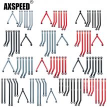 AXSPEED Metal High Clearance Chassis Links Set per Axial SCX24 90081 catenaccio C10 Gladiator Bronco AXI00004 1/24 RC Crawler Car