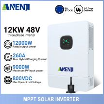 12KW 48V Hybrid Solar Inverter MPPT Dreiphasen Parallel Solar Inverter Zu 230/400VAC PV 800V Dual MPPT 260A Ladegerät Controller