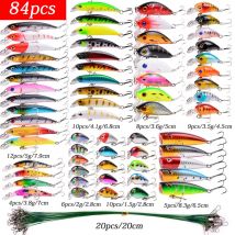 Mieszane zestawy przynęt wędkarskich Crankbait Minnow Popper Lure Bass Baits wobbler Set Lifelike