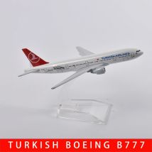 JASON TUTU 16 cm Turkish Airlines Boeing 777 Flugzeugmodell Planel Flugzeug Druckguss Metall Flugzeuge im Maßstab 1:400