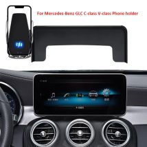 Auto Handy Halter Für Mercedes Benz GLC X253 C Klasse W205 V-Klasse Festen Bildschirm Tragbare Halterung Auto halter Handy