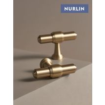 Nurlin z litego mosiądzu w stylu francuskim luksusowe gałki do szafki szafa z szufladami uchwyt do drzwi Tbar