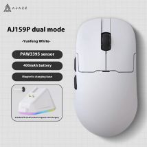 Mouse da gioco AJAZZ AJ159P Sensore PAW3395 26000 DPI Mouse ottico e-sport USB cablato 2.4G con dock di ricarica magnetico