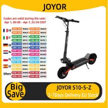 JOYOR S10-SZ Adulti Scooter Elettrico 1000W * 2 Motore 60V18AH Batteria E-Scooter 10 "Pneumatici Pneumatici Fuoristrada Pieghevole EScooter