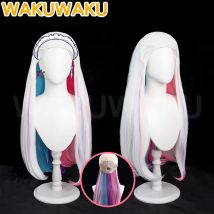 AUF LAGER Abbey Bominable Cosplay Perücke Anime Cosplay WakuWaku Frauen Nette Lange Haare Hitzebeständige Synthetische Halloween Perücke
