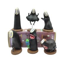 Thousand And Chihiro Anime Figure Faceless Man Chihiro Action Figures Statue Car Decoration PVC Model Toys For  Kids Gift