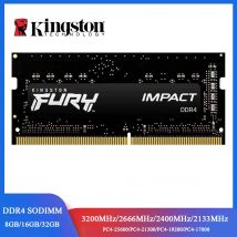 Kingston FURY Impact DDR4 RAM 32 16 8GB 3200MHz 2400 2666MHz SODIMM Memoria 260Pin SODIMM PC4-19200