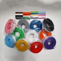 Promozione del nastro per blocchi da parete per arrampicata compatibile per LEGO 92 cm 2 * 115 punti in silicone può tagliare la pasta di lavaggio giocattoli creativi fai da te per bambini