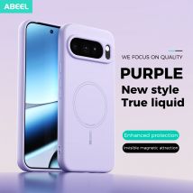 Liquid Silicone For Magsafe Magnetic Case For Google Pixel 10 Pro XL Pixel 9A Pixel 9 10 Pro Funda Wireless Charge Soft Cover