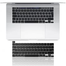 Pelle di copertura della tastiera per MacBook Pro 13 2020 -2022 Chip M1 A2338/A2289/A2251 e 2020-2019 Pro 16 pollici (A2141) Protezione (Nero)