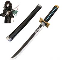 Muichiro Demon Slayer Demon Slayer: Kimetsu no Yaiba 24 Zoll Bambus Katana Waffe Suord Rollenspiel Anime Azuma Zenitsu Modell 60 cm