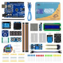KUONGSHUN Modulo Sensore Starter Kit per Arduino Set R3 0.96 OLED 1602 Display LCD con Tutorial per Arduino uno