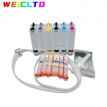 6Color PGI-550 CLI-551 Ciss System mit Auto-Reset-Chip für Canon MG6350 MG7150 MG7550 iP8750 Drucker