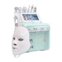 AOKO nuovo 7 in 1 portatile idro dermoabrasione cura della pelle macchina di bellezza acqua getto di ossigeno diamante Peeling microdermoabrasione