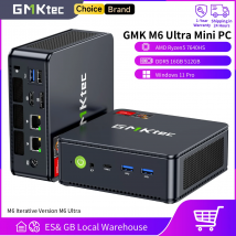 GMKtec M6 Ultra Mini PC AMD Ryzen5 7640HS Computer desktop 16 GB di RAM 512 GB PCIe3.0 SSD Windows 11 Pro Micro PC con doppia LAN da 2,5 G