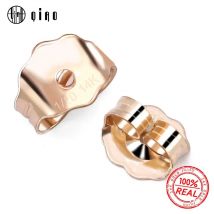 Ein Paar 14k Gold gefüllte Ohrringe Back Stopper Ohrstecker 5Größe Ohr Beitrag Muttern für DIY Ohrringe Stud Pin Caps Schmuckherstellung Zubehör