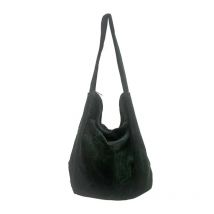 Hylhexyr Women's Crossbody Messenger Bag Large Capacity Shoulder Bags Casual Corduroy Tote Handbag Solid Color With Zipper