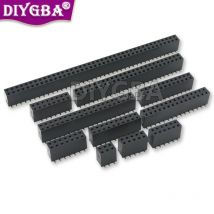 10 Stück SMT 2,54mm zweireihige Buchse Abreiß platine Pin Header Buchsen stecker 2*2/3/4/6/10/12/16/20/40pin für Arduino