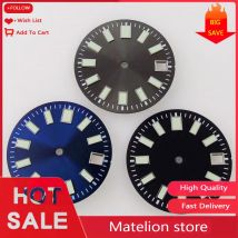 29mm Super Luminous Black Blue Gray Watch Dial Fit For eta 2824 2836 NH36 NH35 7S26 62mas Movement Date Sunburst Watch Face