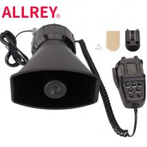 ALLREY 100W 7 Suoni Sirena per auto Corno Sirena per auto Altoparlante e Allarme per camion Sirena per polizia Corno Ambulanza Kit clacson elettronico di emergenza