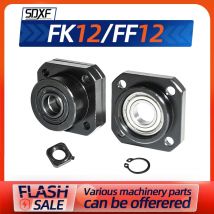 FK12 FF12 Kugelumlaufspindel Lager Sitz Kugelumlaufspindel End Unterstützung Unterstützung Einheit Für Kugelumlaufspindel SFU1604/1605/1610 CNC Teil