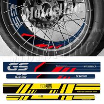 R1200GS ADV 2006–2018 R 1250 GS Adv GSA 2019–2024 Triple Black 40 Jahre GS Motorrad-Radaufkleber, Felgenaufkleber