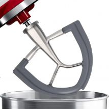 Flex-Edge-Paddelaufsatz für Kitchenaid 4,5–5 QT Standmixer mit neigbarem Kopf, Ersatz-Silikon-Schläger, Schüssel, Schaberklinge