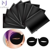 JOMAY 50Pairs Augenklappen Wimpernverlängerung UV Unter Augenpads Make-Up Wimpern Schwarze Pads Für Wimpernverlängerung Liefert UV Pads