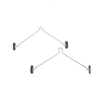 2mm New Steel Wire Landing Gear RC Aircraft Fixed Wing Glider Model Wheel Bracket Airplane Accessories