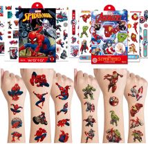 4 sztuk/zestaw Disney Avengers naklejki z tatuażami wodoodporne oryginalne naklejki księżniczki