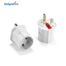 Europejski adapter wtyczki UE do Wielkiej Brytanii Standardowa wtyczka Euro 250 V UE do gniazda