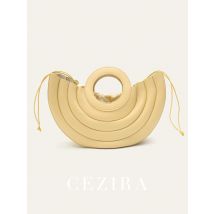 Marke Mode schicke Frauen pu vegane Leder Top-Griff Tasche Geldbörsen Kordel zug Liner Taschen halbrunde Cross Body Schulter Handtaschen