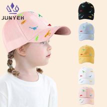 Kinder Baseball Cap Dinosaurier Stickerei Kinder Mädchen Jungen Sonnenhut Frühling Sommer Outdoor Einstellbare Visier Baby Caps