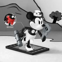 POP MART Disney Steamboat Willie Series Trendy Blind Box Toys Mystery Box Figurka Niespodzianka Model Prezent Urodzinowy