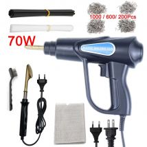 Professionelle Kunststoff Schweißen Maschine 70W Heißer Hefter Auto werkzeug Schweißer Gun Lötkolben Für Kunststoff Auto Stoßstange Reparatur Kit