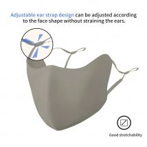 Fashionable Breathable Women Masks High-Quality Washable Reusable Dust And Windproof Masks, Summer Ice Silk Breathable Masks