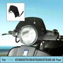For GTS 125 200 300 Windscreen Windshield Flyscreen Scooter Wind Screen Deflector Protector For GT200 GTS300 GTV300