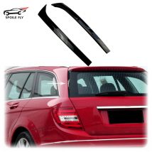 dal 2007 al 2014 Per Mercedes-Benz Classe C W204 Variante Wagon C200 C260 Lunotto posteriore Spoiler laterale Trim ABS di alta qualità Nero lucido