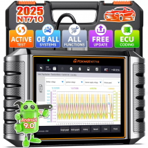 2025 FOXWELL NT710 Auto OBD2 Scanner Diagnosegerät ECU Schlüsselcodierung Bidirektionale Steuerung Vollsystem 34+ Reset-Funktionen