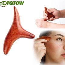 1PC Holz Trigger Punkt Massage Gua Sha Werkzeug, Professionelle Lymphdrainage Werkzeuge, Holz Therapie Massage Werkzeuge für Rücken, Hände, Gesicht