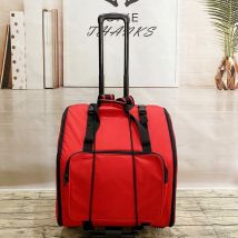 Akkordeontasche Trolley Auto tragbare Klapprolle verstärkt verschleißfestes Tankrad