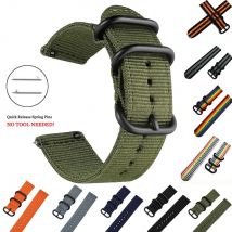 Tessuto di Nylon Della Vigilanza di Sport Della Cinghia Della Fascia Per Samsung Galaxy Gear S3 S2 Classico Fasce Per Amazfit 18 millimetri 24 millimetri 22mm 20 millimetri fascia In Tessuto