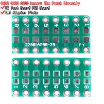 10pcs SMT DIP Adapter Converter 0805 0603 0402 Capacitor Resistor LED Pinboard FR4 PCB Board 2.54mm Pitch SMD SMT Turn To DIP