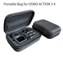Mini custodia da trasporto per DJI OSMO Action 3 4 Borsa da viaggio Accessori per fotocamera per DJI Osmo Action 4 3 Custodia protettiva