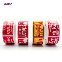 250 Stück/Rolle zerbrechliche Etikettenaufkleber „Handle with Care Thank You“-Warnschilder-Tags