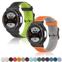Atmungsaktives Silikonarmband für Huami Amazfit T-REX 3/2 Smart Armband Armband für Huami Amazfit T-Rex/T-Rex Pro Correa Straps